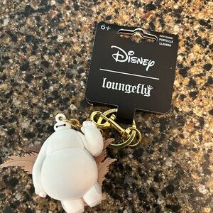 Disney Baymax Keychain with Gold Clip